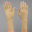 Rolyan - Compression Gloves Full Finger Small Over-the-Wrist Length Hand Specific Pair Lycra / Spandex - 519001