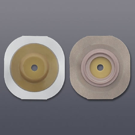 Hollister FlexWear Colostomy Barrier Trim to Fit, Standard Wear Tape 1-3/4 Inch Flange Green Code Hydrocolloid Up to 1 Inch Stoma - 14402