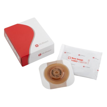 Flextend - Ostomy Barrier FlexTend Trim to Fit, Extended Wear Adhesive Tape 57 mm Flange Red Code System Hydrocolloid Up to 1-1/2 Inch Opening - 14803