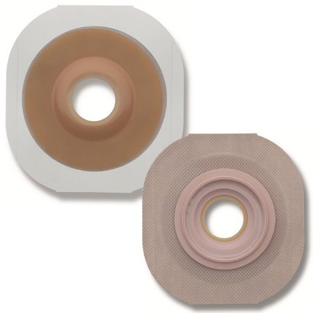 Flextend - Ostomy Barrier FlexTend Trim to Fit, Extended Wear Adhesive Tape 44 mm Flange Green Code System Hydrocolloid Up to 1 Inch Opening - 14802
