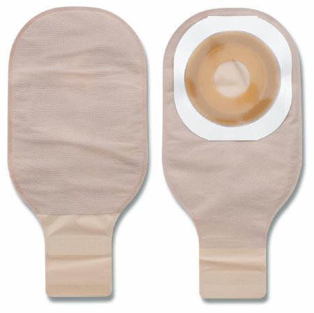 Hollister Premier Flextend Colostomy Pouch One-Piece System 12 Inch Length 1-1/4 Inch Stoma Drainable Flat, Pre-Cut - 8538