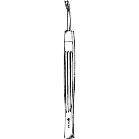 Sklar Sklar Dermal Curette Molluscum Single-ended Handle 4 mm Tip Straight Sharp Ring Tip - 781407