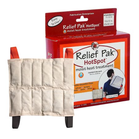 Relief Pak HotSpot - Moist Heat Therapy Pad General Purpose Standard Size Fabric Reusable - 11-1310