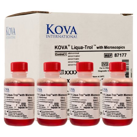 Kova Liqua-Trol - Urinalysis Control Urine Dipstick Testing Abnormal Level with Microscopics 4 X 120 mL - 87177