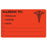 Tabbies Pre-Printed Label Allergy Alert Allergic To: / Penicillin / Codeine / Sulfa / _________ / _________/ _________ Red 2-1/2 X 4 Inch - AP488