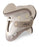 Aspen - Rigid Cervical Collar with Replacement Pads Preformed Adult Short Two-Piece / Trachea Opening 13 to 21 Inch Neck Circumference - 983128