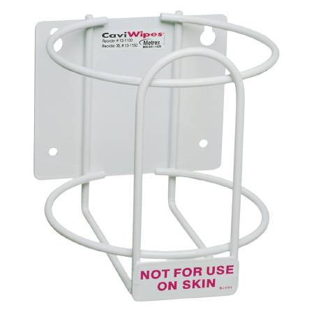 Metrex Research CaviWipes Wall Bracket White - 13-1175