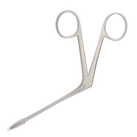 McKesson Argent - Ear Forceps Hartmann 3-1/2 Inch Length Surgical Grade Stainless Steel NonSterile Finger Ring Handle Serrated Alligator Tip - 43-1-209