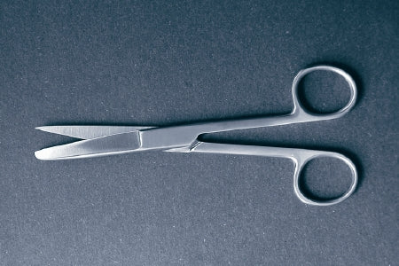 McKesson McKesson Performance Plus Operating Scissors 6-1/2 Inch Surgical Grade Stainless Steel Finger Ring Handle Sharp/Blunt - 43-1-281