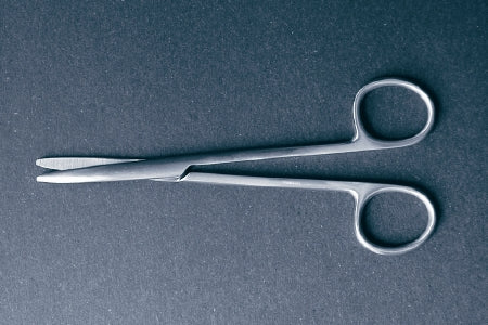 McKesson Argent - Dissecting Scissors Metzenbaum 5-1/2 Inch Length Surgical Grade Stainless Steel NonSterile Finger Ring Handle Straight Blunt Tip / Blunt Tip - 43-1-335