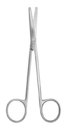McKesson McKesson Argent Dissecting Scissors Metzenbaum 5-1/2 Inch Surgical Grade Stainless Steel NonSterile Finger Ring Handle Curved Blunt/Blunt - 43-1-336