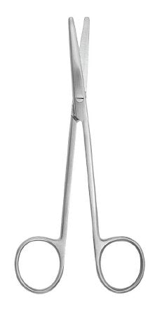 McKesson McKesson Argent Dissecting Scissors Metzenbaum 7 Inch Surgical Grade Stainless Steel NonSterile Finger Ring Handle Curved Blunt/Blunt - 43-1-340