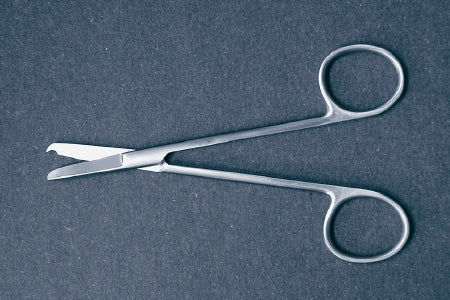 McKesson McKesson Argent Suture Scissors Littauer 5-1/2 Inch Surgical Grade Stainless Steel NonSterile Finger Ring Handle Straight Blunt/Blunt - 43-1-358