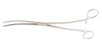McKesson McKesson Argent Dressing Forceps Bozeman 10-1/2 Inch Surgical Grade Stainless Steel NonSterile Ratchet Lock Finger Ring Handle Double Curved Serrated Tips - 43-1-374