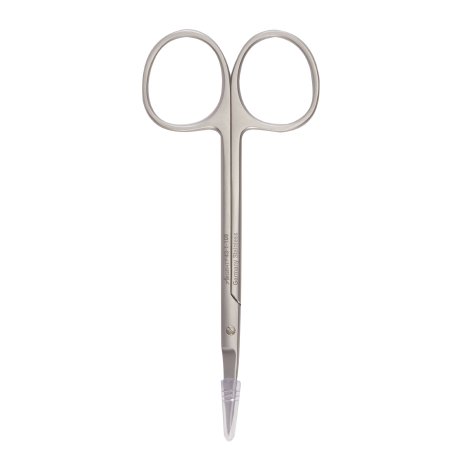 McKesson Argent - Hemostatic Forceps Kelly 5-1/2 Inch Length Surgical Grade Stainless Steel NonSterile Ratchet Lock Finger Ring Handle Curved - 43-1-442