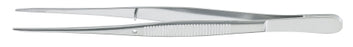 McKesson McKesson Argent Dressing Forceps Semken 5 Inch Surgical Grade Stainless Steel NonSterile NonLocking Thumb Handle Serrated Tips - 43-1-749