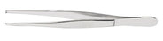 McKesson McKesson Argent Tissue Forceps 4-1/2 Inch Surgical Grade Stainless Steel NonSterile NonLocking Thumb Handle 1 X 2 Teeth - 43-1-753