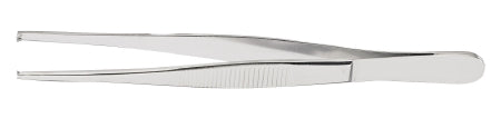 McKesson McKesson Argent Tissue Forceps 5 Inch Surgical Grade Stainless Steel NonSterile NonLocking Thumb Handle 2 X 2 Teeth - 43-1-757