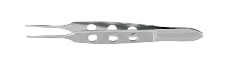 McKesson McKesson Argent Tissue Forceps Bishop-Harmon 3-3/8 Inch Surgical Grade Stainless Steel NonSterile NonLocking Thumb Handle Straight 0.7 mm Wide Tips w/1 X 2 Teeth - 43-1-764