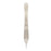 McKesson Argent - Tissue Forceps Adson 4-3/4 Inch Length Surgical Grade Stainless Steel NonSterile NonLocking Thumb Handle Straight Delicate Tips with 1 X 2 Teeth - 43-1-776