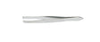 McKesson McKesson Cilia Forceps Bergh 3-1/2 Inch Office Grade Stainless Steel NonSterile NonLocking Thumb Handle 5 mm Wide Serrated Tips - 43-2-155