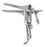 McKesson - Vaginal Speculum Graves NonSterile Office Grade Stainless Steel Large Double Blade Duckbill Reusable Without Light Source Capability - 43-2-324