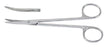 McKesson - Dissecting Scissors Mayo 5-1/2 Inch Length Office Grade Stainless Steel Finger Ring Handle Curved - 43-2-330