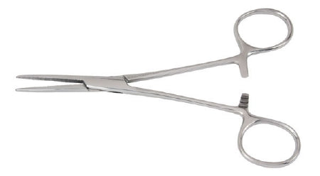 McKesson McKesson Hemostatic Forceps Crile 5-1/2 Inch Office Grade Stainless Steel NonSterile Ratchet Lock Finger Ring Handle Straight - 43-2-447