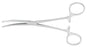 McKesson McKesson Hemostatic Forceps Rochester-Pean 6-1/4 Inch Office Grade Stainless Steel NonSterile Ratchet Lock Finger Ring Handle Curved - 43-2-477