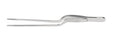 McKesson McKesson Dressing Forceps Gruenwald-Jansen 6-1/2 Inch Office Grade Stainless Steel NonSterile NonLocking Bayonet Handle Serrated Tip - 43-2-605