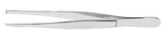 McKesson McKesson Tissue Forceps 4-1/2 Inch Office Grade Stainless Steel NonSterile NonLocking Thumb Handle 1 X 2 Teeth - 43-2-753