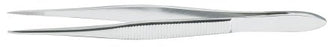 McKesson McKesson Splinter Forceps 4-1/2 Inch Office Grade Stainless Steel NonSterile NonLocking Thumb Handle - 43-2-781