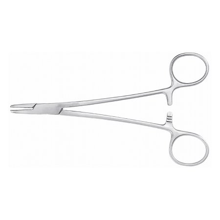 McKesson - Needle Holder 5 Inch Length Serrated Jaws Finger Ring Handle - 43-2-842