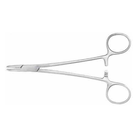 McKesson - Needle Holder 7 Inch Length Serrated Jaws Finger Ring Handle - 43-2-853