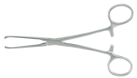 McKesson - Tissue Forceps Allis 6 Inch Length Office Grade Stainless Steel NonSterile NonLocking Thumb Handle 4 X 5 Teeth - 43-2-930
