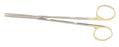 Miltex Miltex Carb-N-Sert Dissecting Scissors Metzenbaum 7 Inch Length OR Grade Stainless Steel (German) / Tungsten Carbide NonSterile Finger Ring Handle Straight Blade Blunt/Blunt - 5-181TC