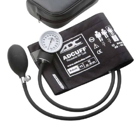 American Diagnostic Corp Diagnostix 760 Series Aneroid Sphygmomanometer Pocket Style Hand Held 2-Tube Adult, Large Adult Size Arm - 760-13TOR