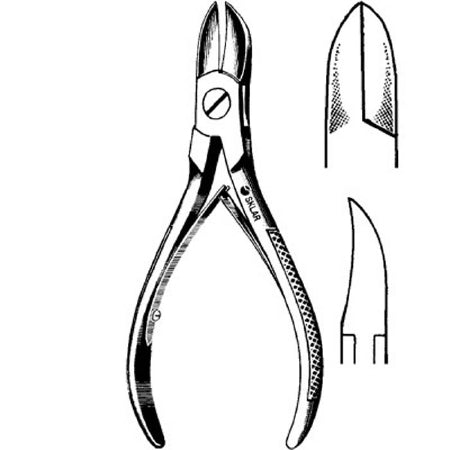 Sklar Nail Nipper Concave Jaws 4-1/2 Inch - 97-1148