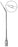 Miltex - Tonsil Needle Curved Style 23 Gauge 3-3/4 Inch Luer Lock Type - 20-427