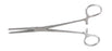 Miltex - Hemostatic Forceps Rochester-Ochsner 7-1/4 Inch Length OR Grade German Stainless Steel NonSterile Ratchet Lock Finger Ring Handle Straight Serrated Tips with 1 X 2 Teeth - 7-152