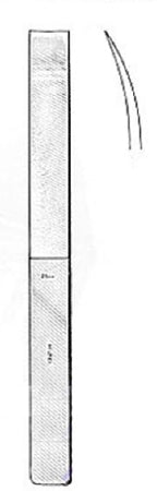 Miltex Miltex Osteotome Lambotte 13 mm Curved Blade OR Grade Stainless Steel (German) NonSterile 9 Inch Length - 27-500