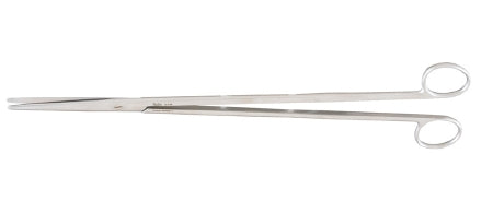 Miltex Miltex Dissecting Scissors Metzenbaum-Nelson 14-1/2 Inch Length OR Grade Stainless Steel (German) NonSterile Finger Ring Handle Straight Blade Blunt/Blunt - 5-194