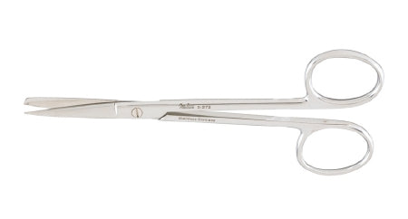 Miltex Miltex Plastic Surgery Scissors Wagner 4-3/4 Inch Length OR Grade Stainless Steel (German) NonSterile Finger Ring Handle Straight Blade Sharp/Blunt - 5-272