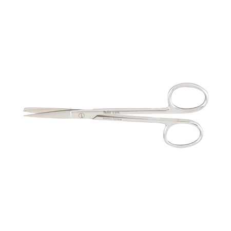 Miltex - Plastic Surgery Scissors Wagner 4-3/4 Inch Length OR Grade German Stainless Steel NonSterile Finger Ring Handle Straight Blade Sharp Tip / Blunt Tip - 5-273