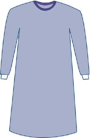 Aurora - Non-Reinforced Surgical Gown with Towel 2X-Large Blue Sterile AAMI Level 3 Disposable - Medline - DYNJP2703