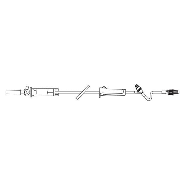 Baxter Healthcare Iv Solution Set 10Drp M Ll Adptr Primary Infusion/Duo-Vent Spike 48/Case - 2C8419