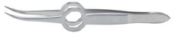 Miltex - Foreign Body Forceps Schaaf 3-3/4 Inch Length OR Grade German Stainless Steel NonSterile NonLocking Thumb Handle Straight Serrated Tip - 18-978