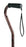 Apex-Carex Healthcare Carex Offset Cane Aluminum 31 to 40 Inch Height Bronze - FGA51700 BRNZ