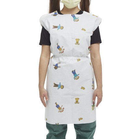 McKesson - Patient Exam Gown Medium Kid Design ( KIDS Print) Disposable - 18-982836