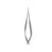 Miltex-Integra Scissors Vannas 3-1/4" Curved Micro Stainless Steel 1/Ea - 18-1634